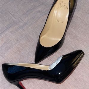 Louboutin Pigalle follies 85mm red sole pump